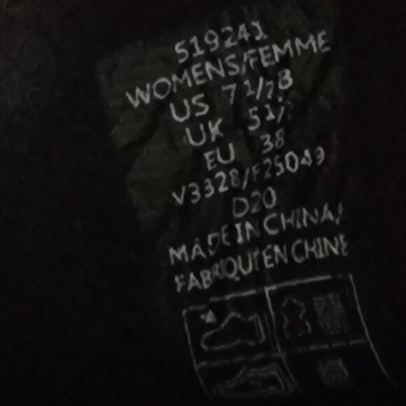 nwt Lands' End All Weather Insulated Black Suede Front-Zip Moc Shoe - Picture 6 of 6